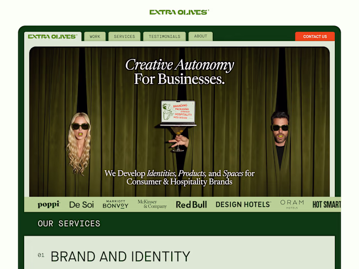 Extra Olives Website Development
