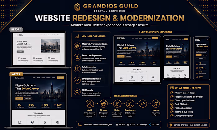 Website Redesign & Modernization