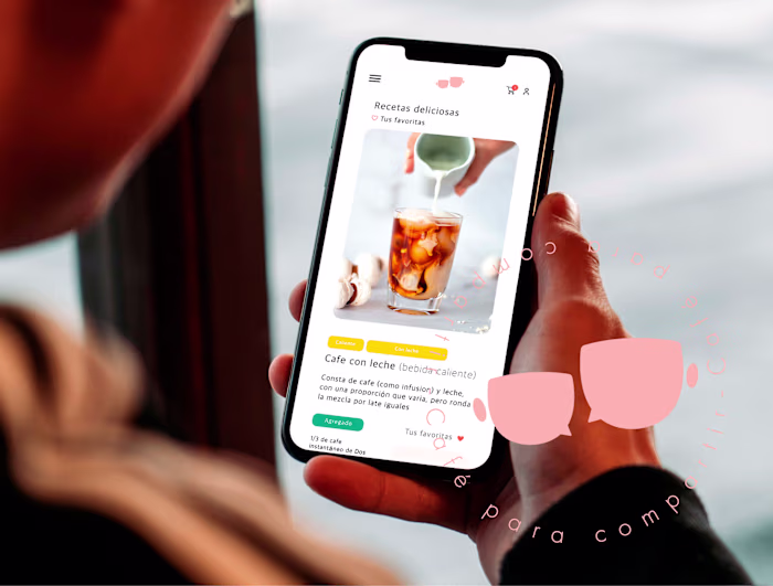 Dos tazas café | App design