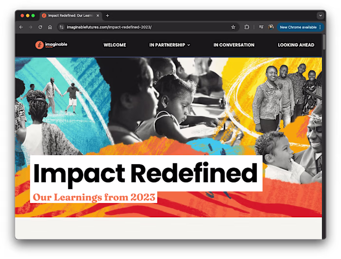Imaginable Futures Impact Redefined