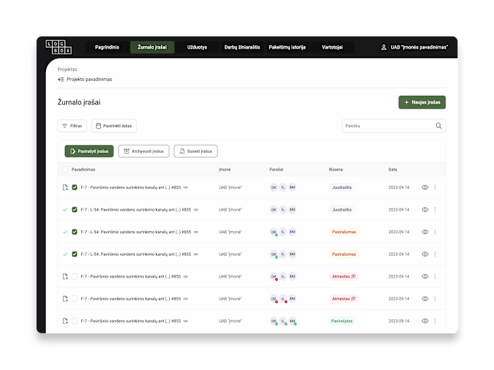 Construction Journal Platform