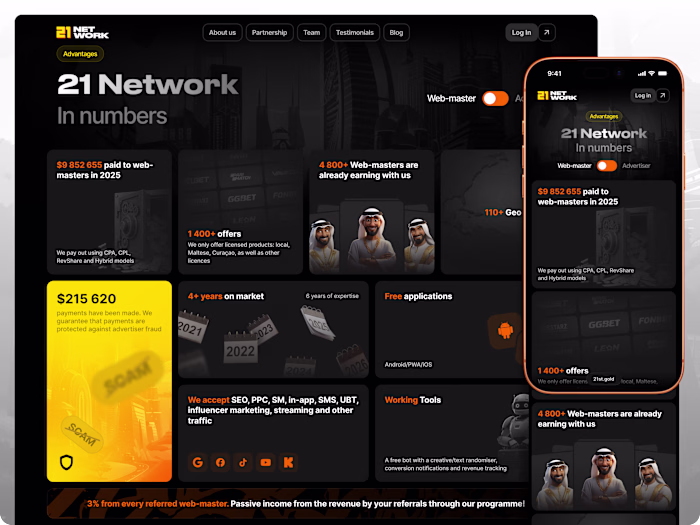 21 Network – Website Redesign & Framer Development