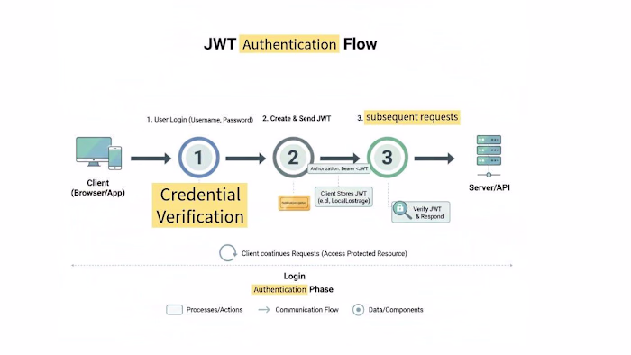 Developed a full-stack authentication system