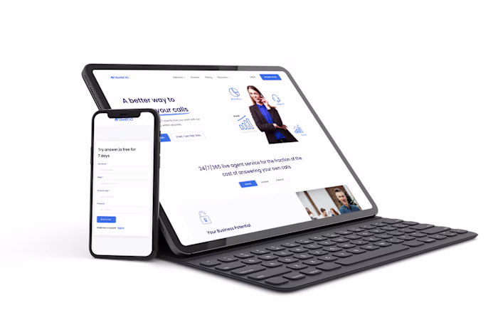 Answer - UX/UI Design and Front End Development