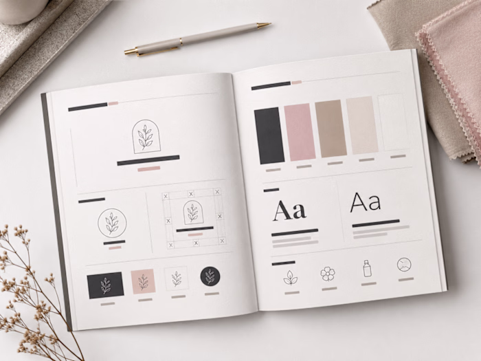This spread showcases the editorial