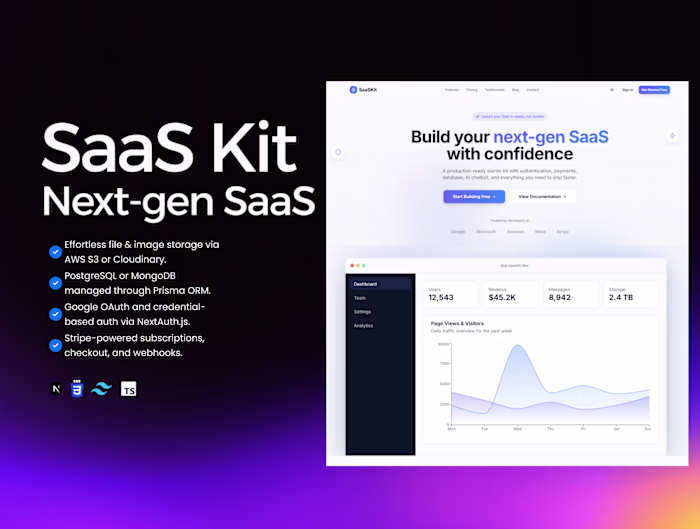 SaaSKit – Full-Stack SaaS Starter Kit