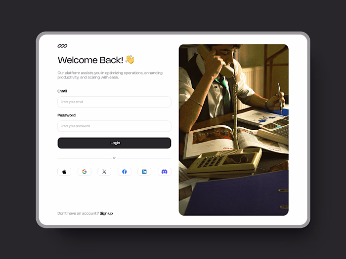 Registration UI