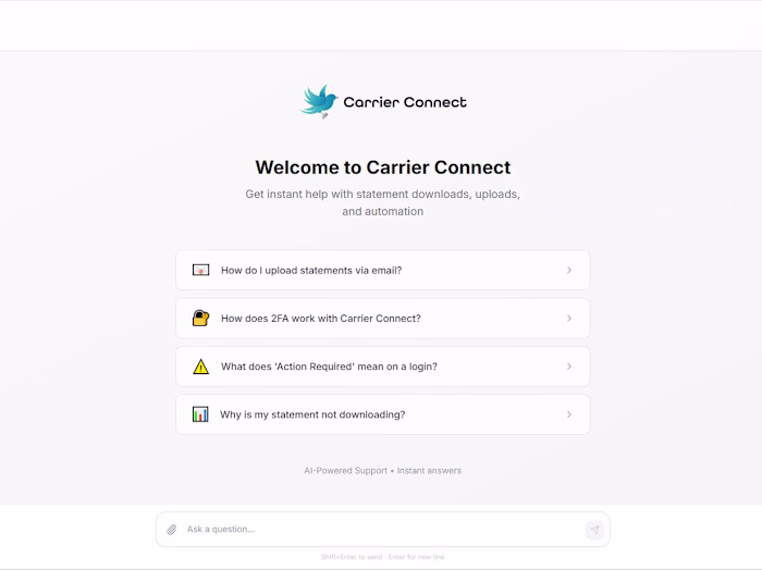 RAG-Powered AI Support Chatbot with Admin Panel