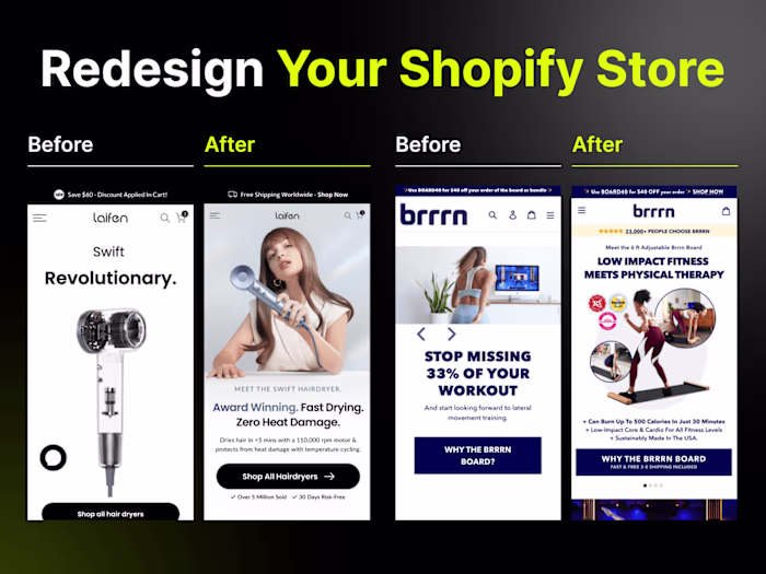 High-Converting Shopify Store Redesign