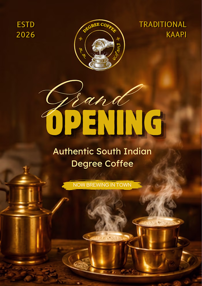 Designed a rich Grand Opening