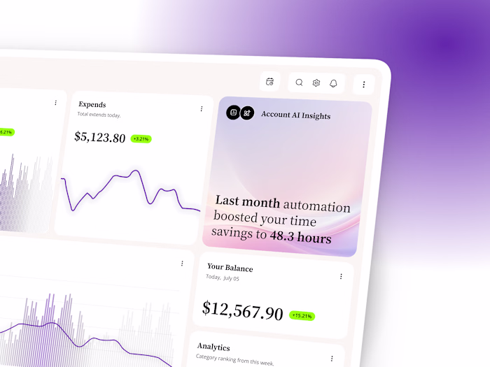 Finance SaaS Dashboard