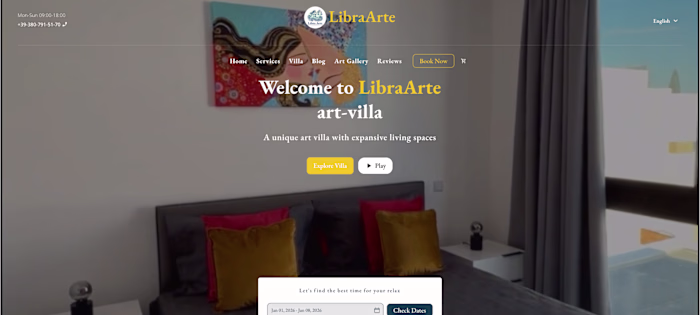 Real estate and art sales platform