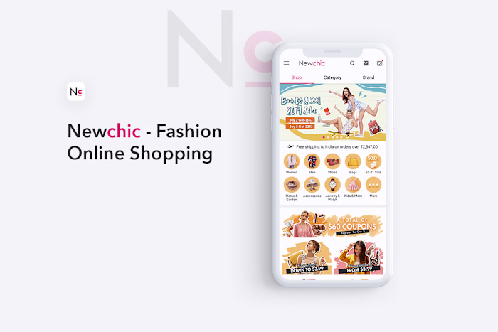 Newchic | Ecommerce Fashion Mobile App Design