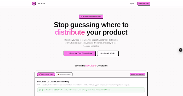 DevDistro — I Built the