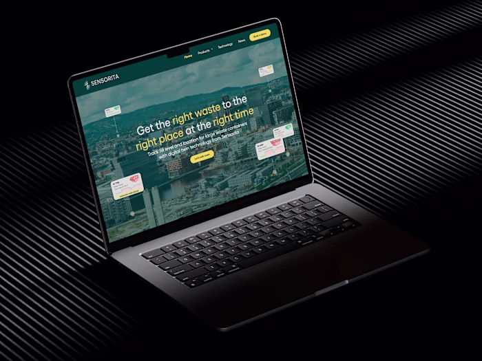 Sensorita.com | Webflow Development