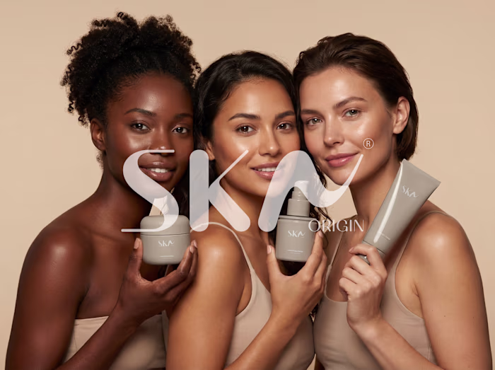 SKN Origin™ Skincare Branding, Packaging, Art Direction