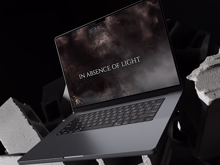 Built an Immersive Full-Stack Website for a Metal Band