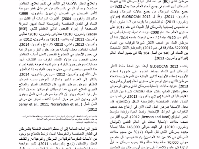 Research paper translation from English to Arabic 