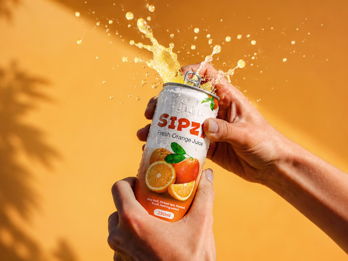 Sipzy Brand Identity: Freshness Through