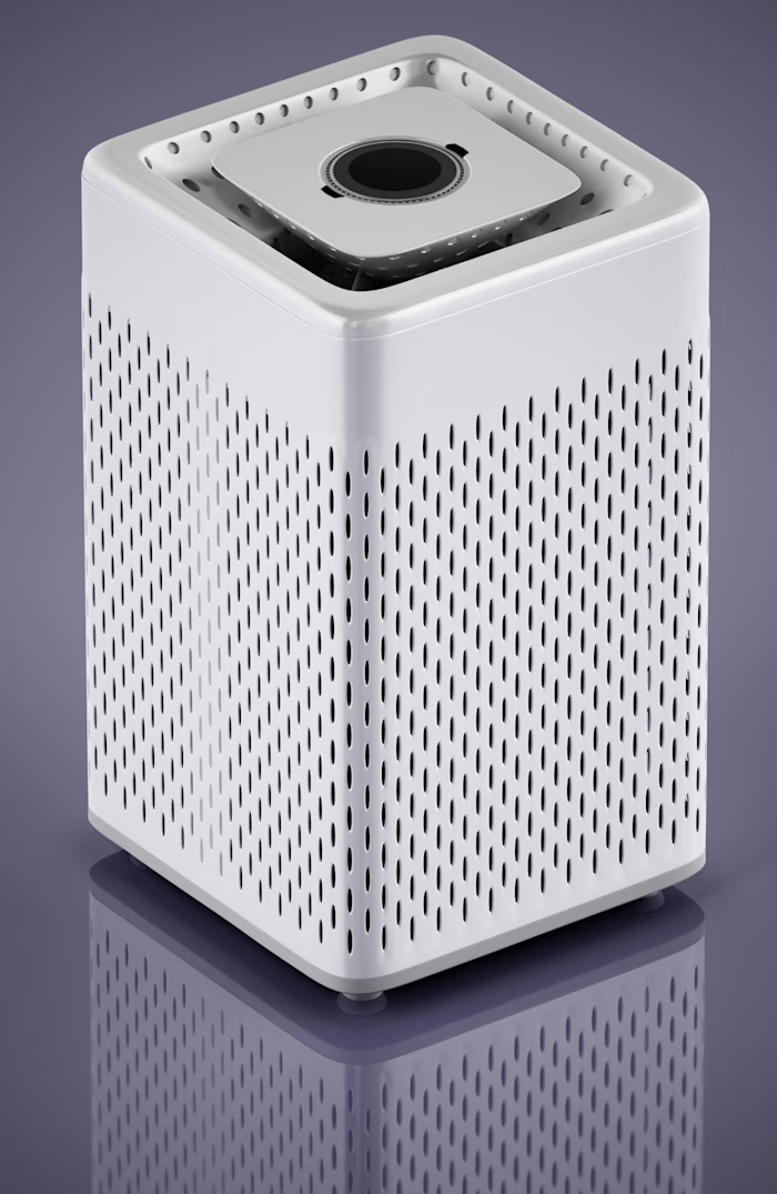 Palmtree Air Purifier 3D modeling and rendering.