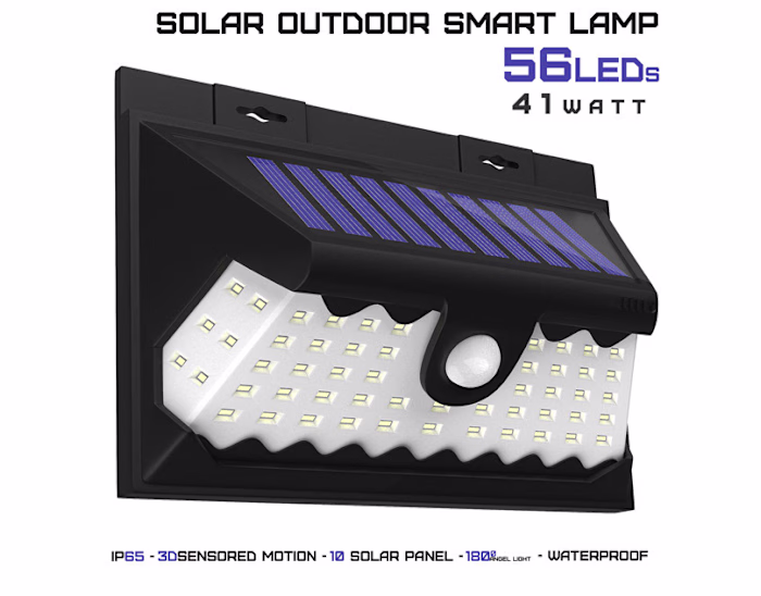 3D design of solar smart lamp