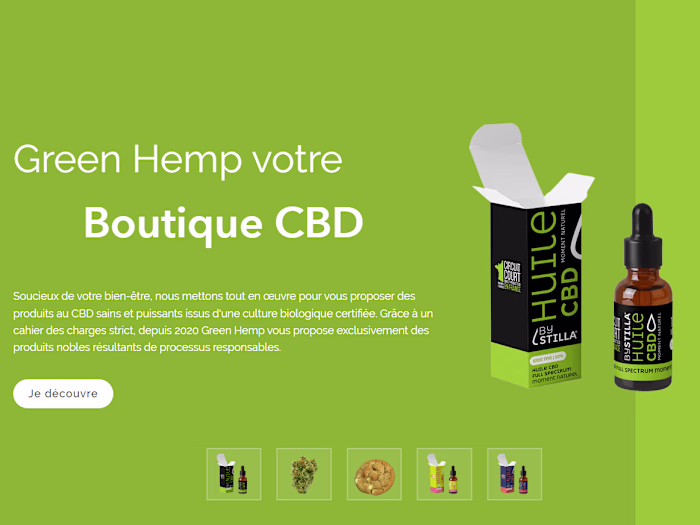 Creation of a E-com about CBD