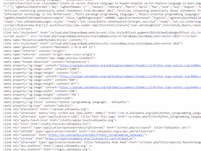 Web scraping