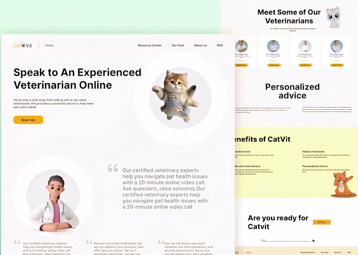Cat Vit Website Development