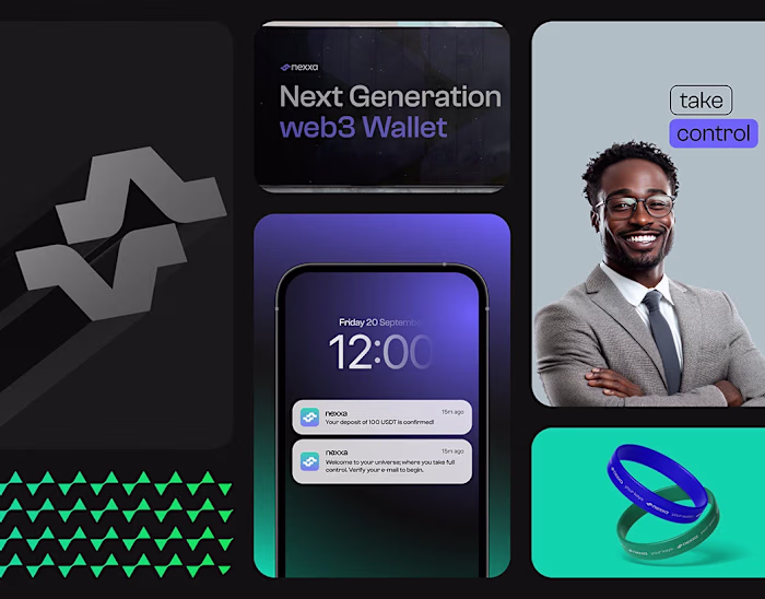 nexxa - Multichain Crypto Wallet Brand Identity Design
