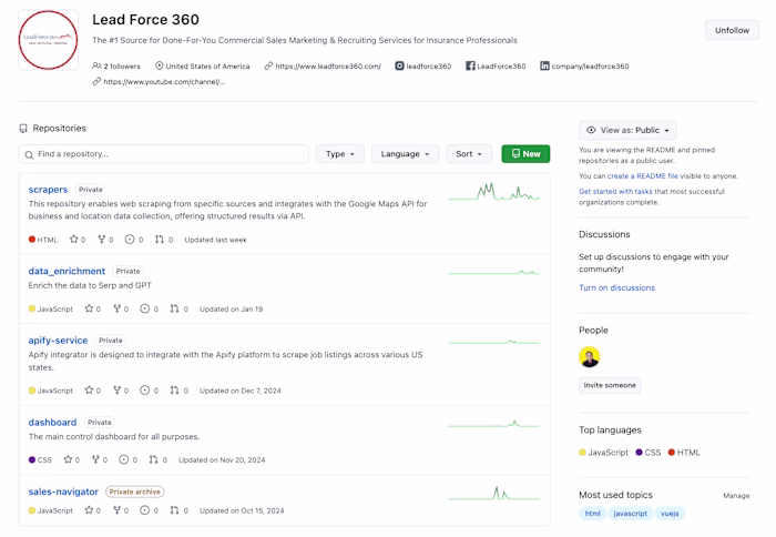 Backend & Scraping Development