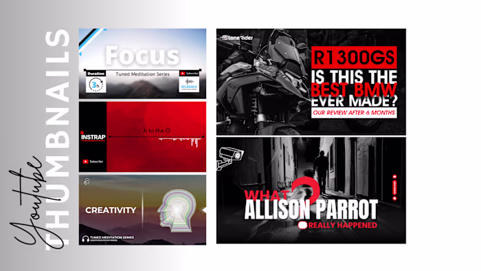Modern Youtube Thumbnails