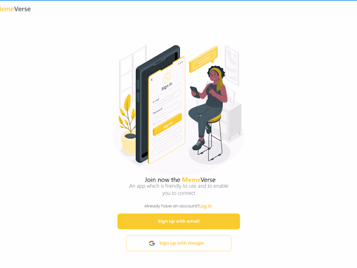 MemeVerse Mobile App Design
