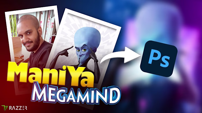 Let's Turn ManiYa to MegaMind | Adobe Photoshop - YouTube