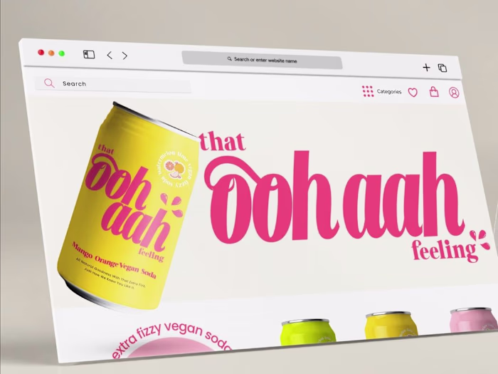 Ooahaah Landing Page Design
