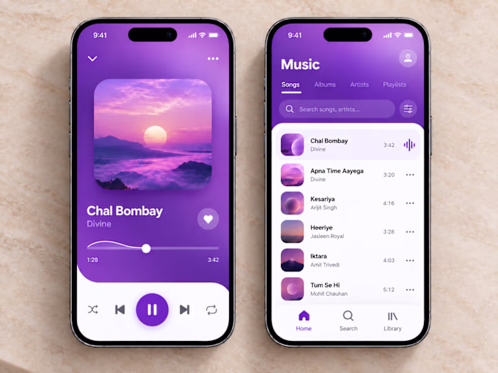 🎧💜 The clean and vibrant