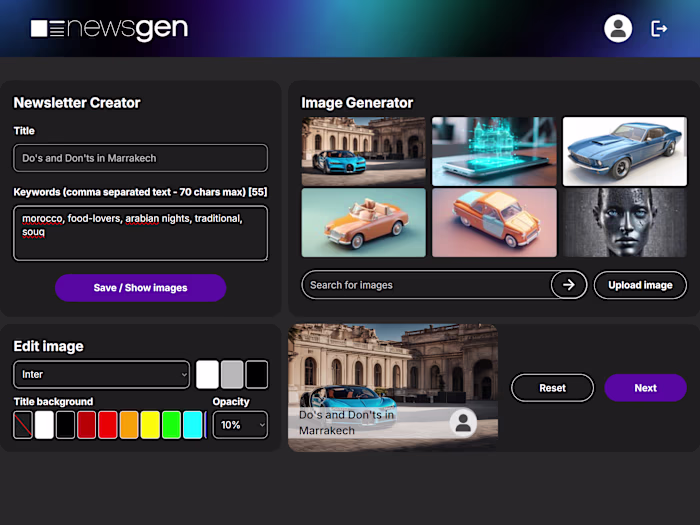 Built an AI-powered newsletter creation