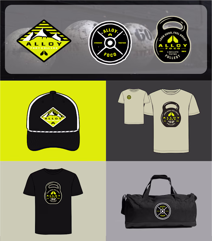 Apparel Identity Design for Alloy Fort Collins