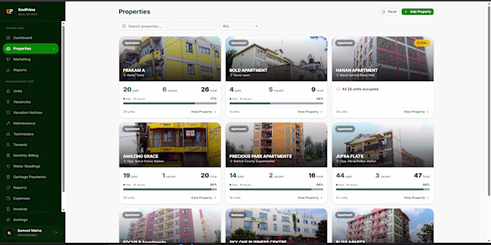 Real Estate Property Management ERP