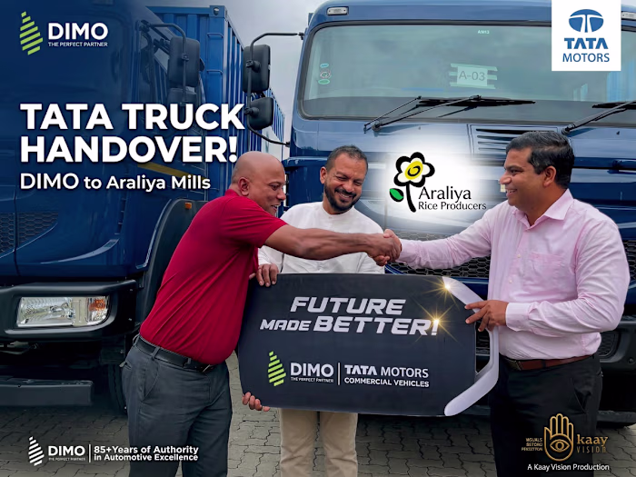 Araliya Rice Mill TATA DIMO vehicle handover ceremony