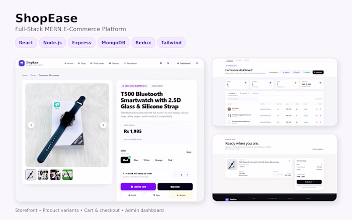 ShopEase — Full-Stack MERN E-Commerce
