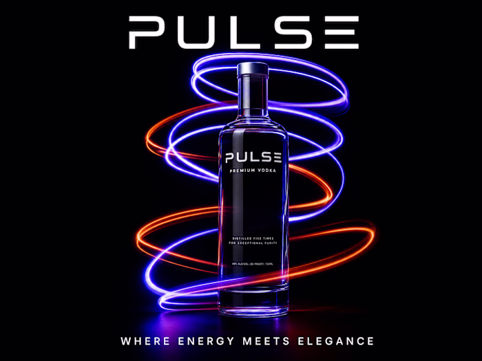 Pulse Vodka AI generated campaign