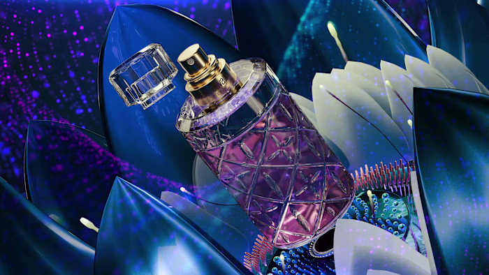 3D Product Rendering Perfume Roberto Cavalli