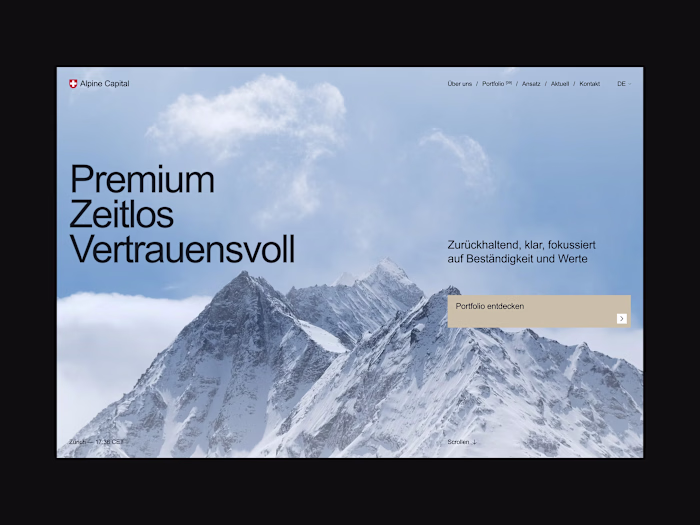 A digital presence designed for