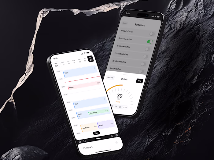 Daily Meeting & Task Manager App UI UX Design
