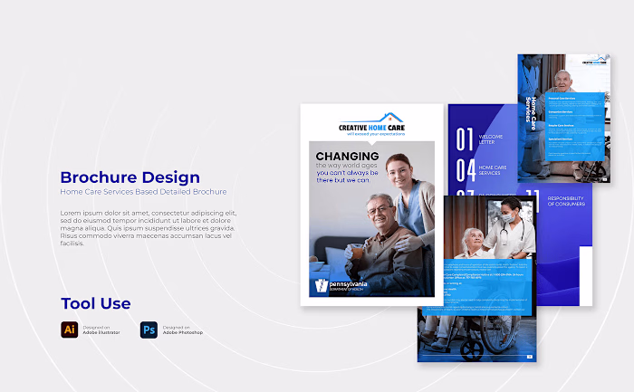 Corporate Brochure, Flyer, Report Design