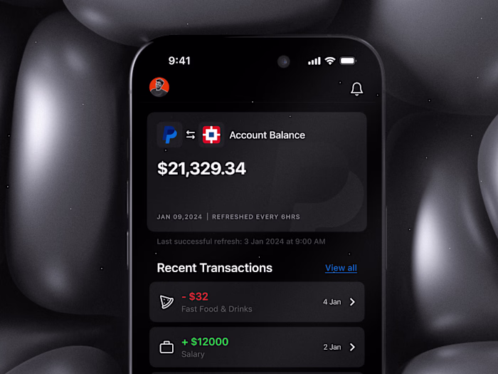 Dark Mode PayPal Concept — Smarter, Cleaner, Darker