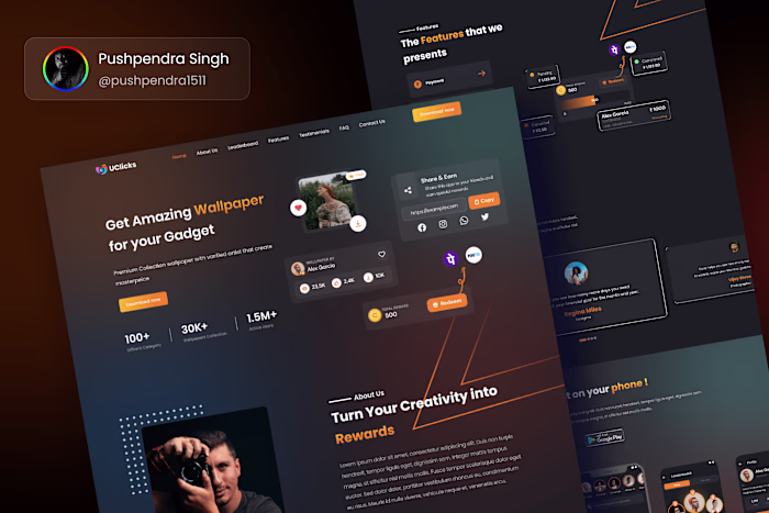 UClicks Landing Page