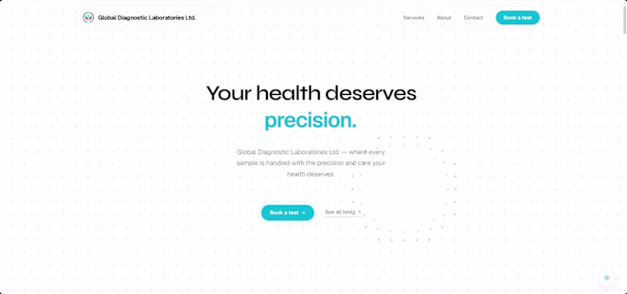 Rebuilding a Medical Lab's Online Presence