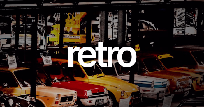 Retro Landing Page Built on Framer