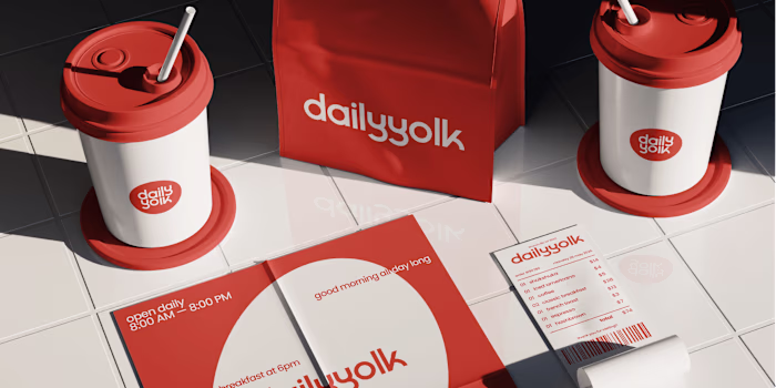 Daily yolk | Brand identity design